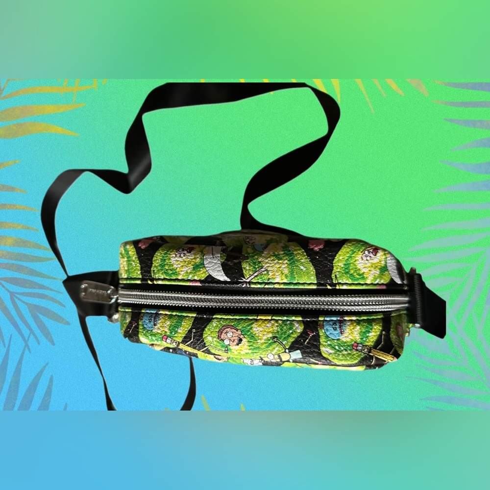 Rick and Morty (Adult Swim) by Buckle-Down Crossbody/Shoulder Bag NWT - Picture 7 of 13